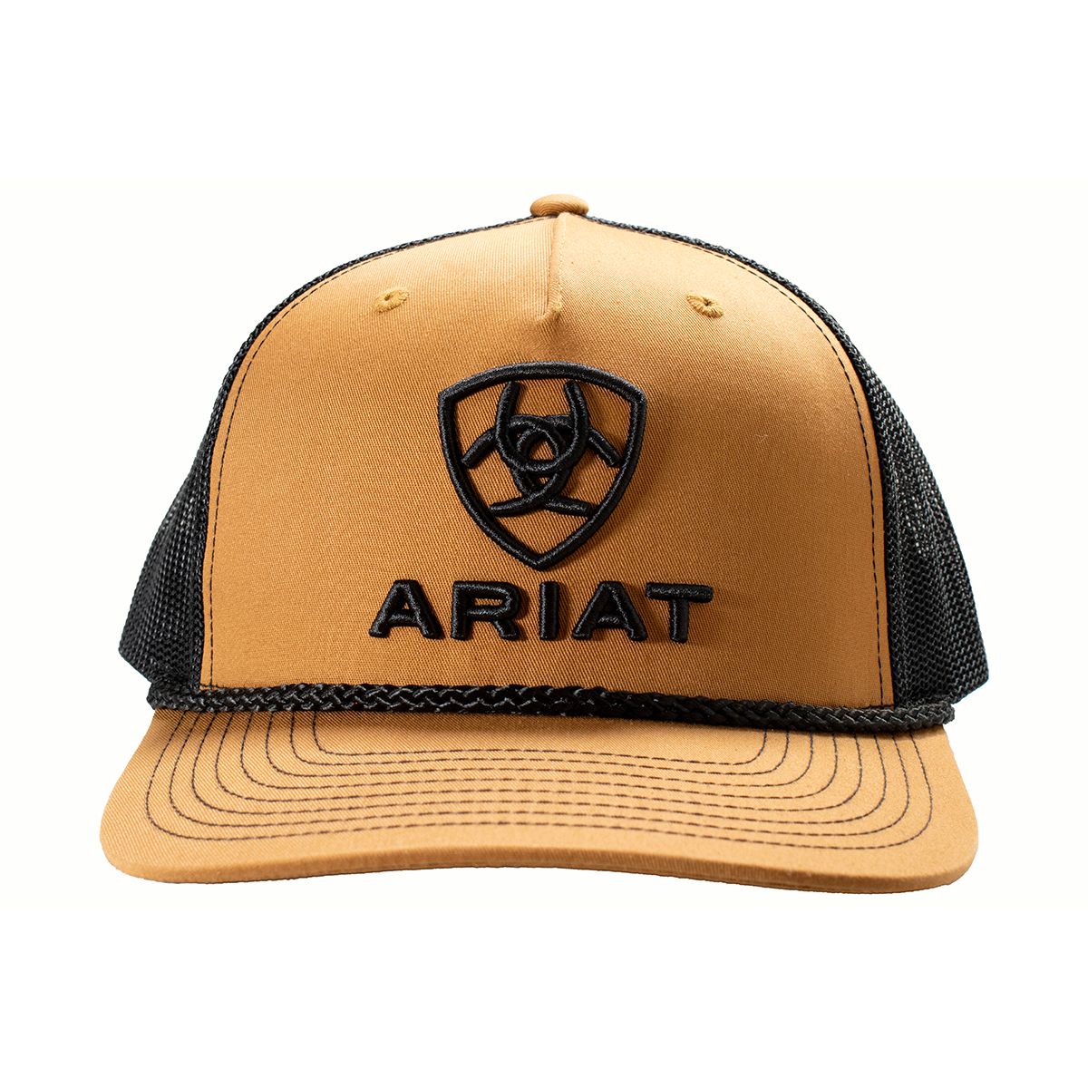 Ariat Men's Embroidered Shield Tan Cap a300090008
