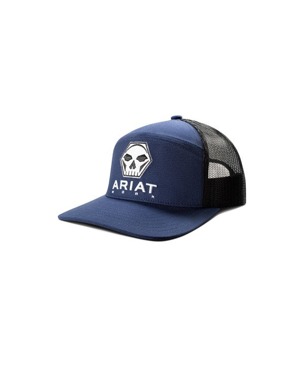 Ariat Men's Hexagon Skull Work Baseball Cap Hat A290002603