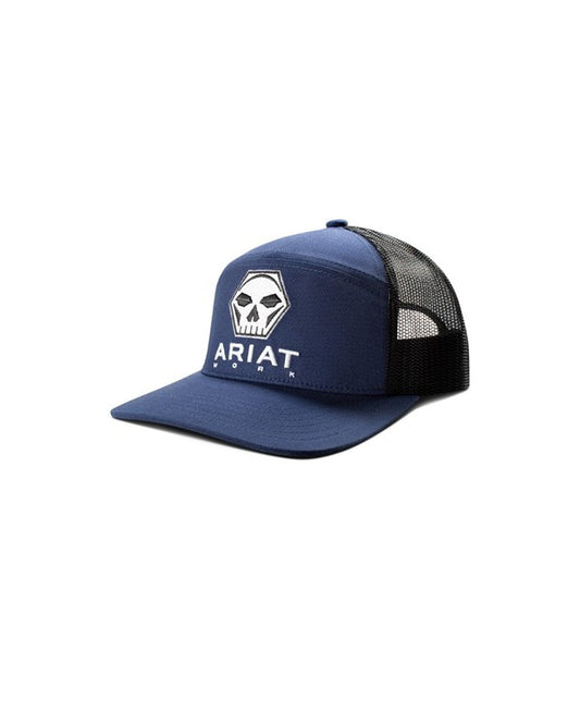 Ariat Men's Hexagon Skull Work Baseball Cap Hat A290002603
