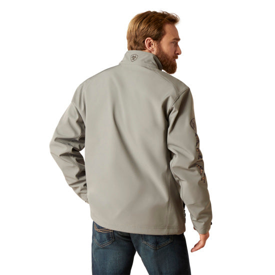 Ariat Men's Jacket Logo 2.0 Softshell Jetty Grey 10046729