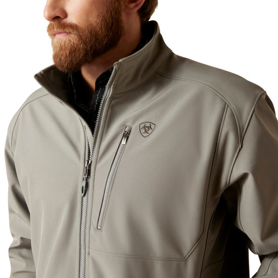 Ariat Men's Jacket Logo 2.0 Softshell Jetty Grey 10046729