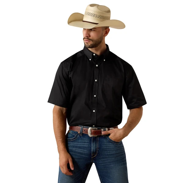Ariat Men's Lightweight Twill Shirt Black 10073432