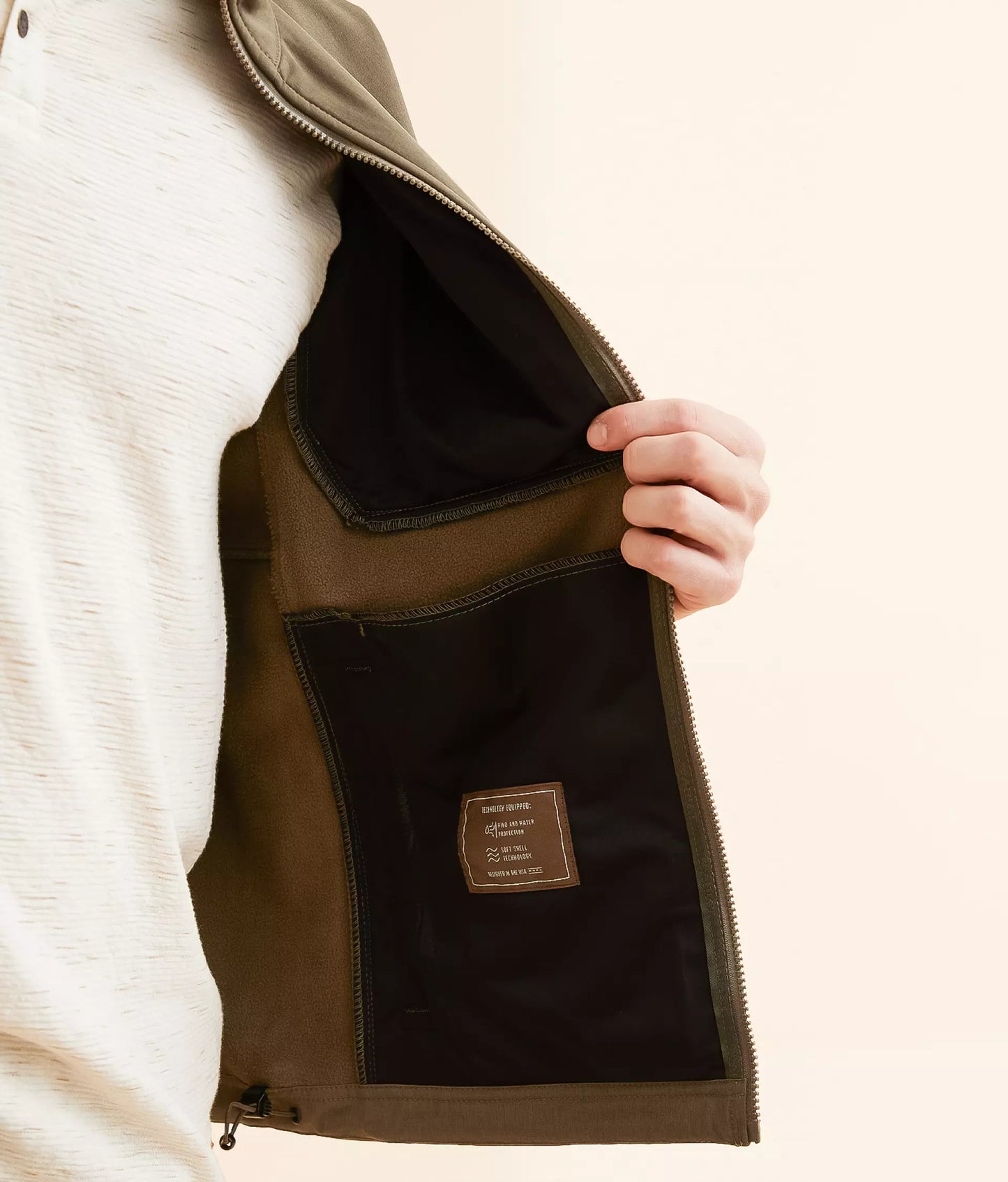 Ariat Men's Logo 2.0 Crocodile Heather Softshell Jacket 10058157