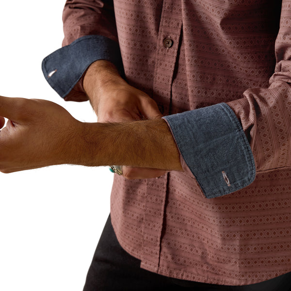 Ariat Men's Magnus Modern Fit Long Sleeve Shirt 10072730