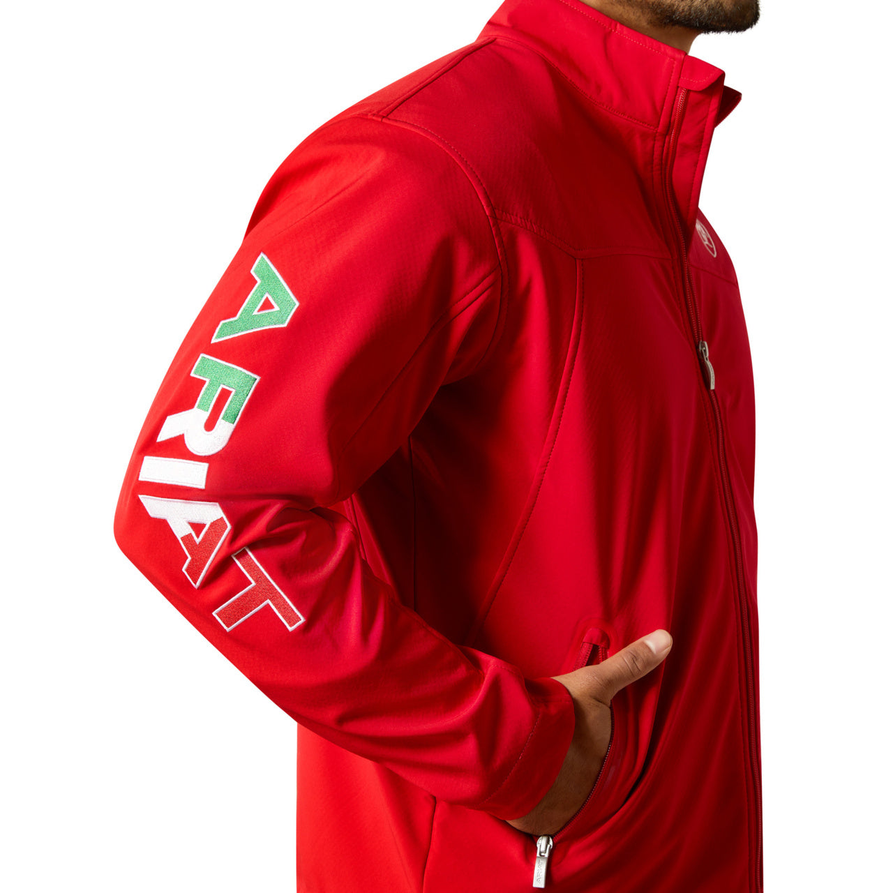 Ariat Men's Red Mexico New Team Softshell Jacket 10033525