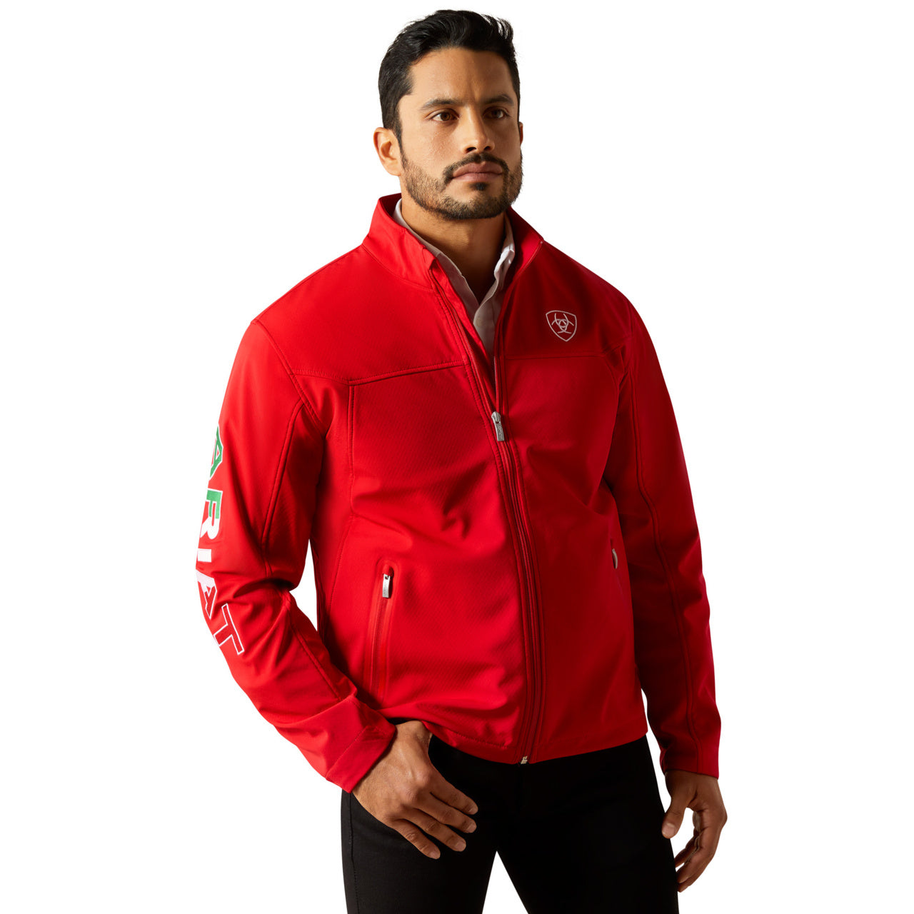 Ariat Men's Red Mexico New Team Softshell Jacket 10033525