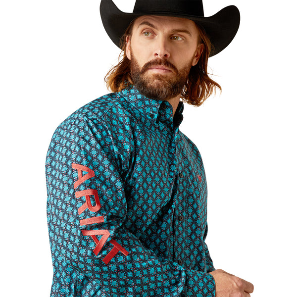 Ariat Men's Team Case Classic Fit Shirt Black 10047349