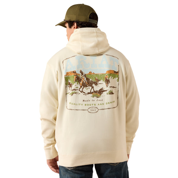 Ariat Men's Turtledove Pulp Western Hoodie 10079385
