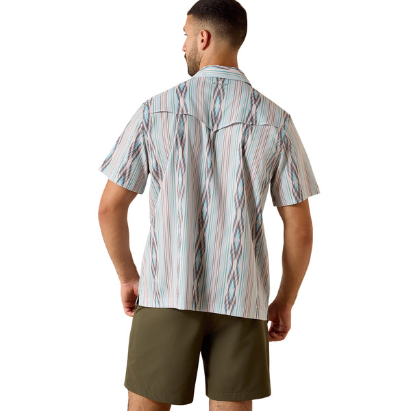 Ariat Men's VentTEK Western Snap Shirt | Moonbeam Print 10071047