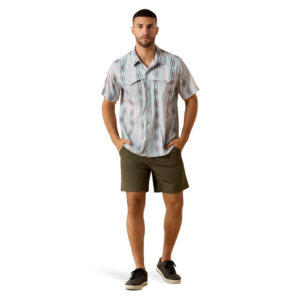 Ariat Men's VentTEK Western Snap Shirt | Moonbeam Print 10071047