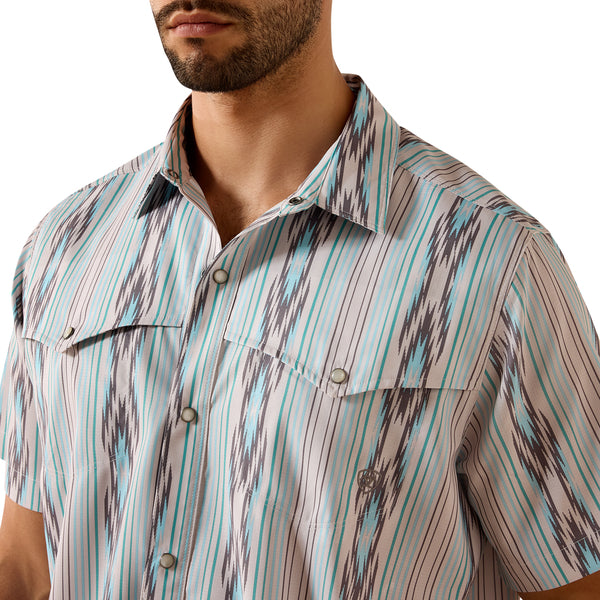 Ariat Men's VentTEK Western Snap Shirt | Moonbeam Print 10071047