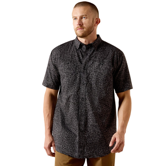 Ariat Men's VentTek 360 Airflow SS Black Shirt 10071660