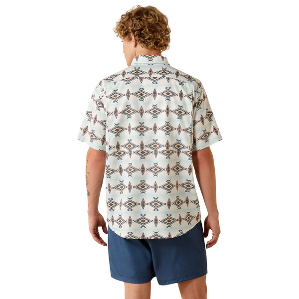 Ariat Men's VentTek SS Off White Shirt 10071056