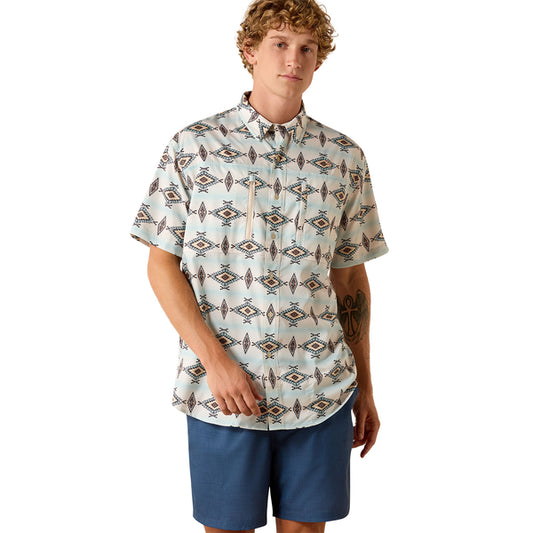 Ariat Men's VentTek SS Off White Shirt 10071056
