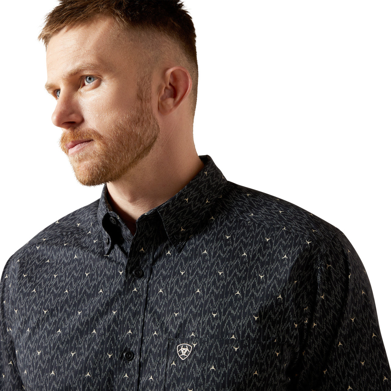 Ariat Men's Wheaton Fitted Long Sleeve Shirt 10065964