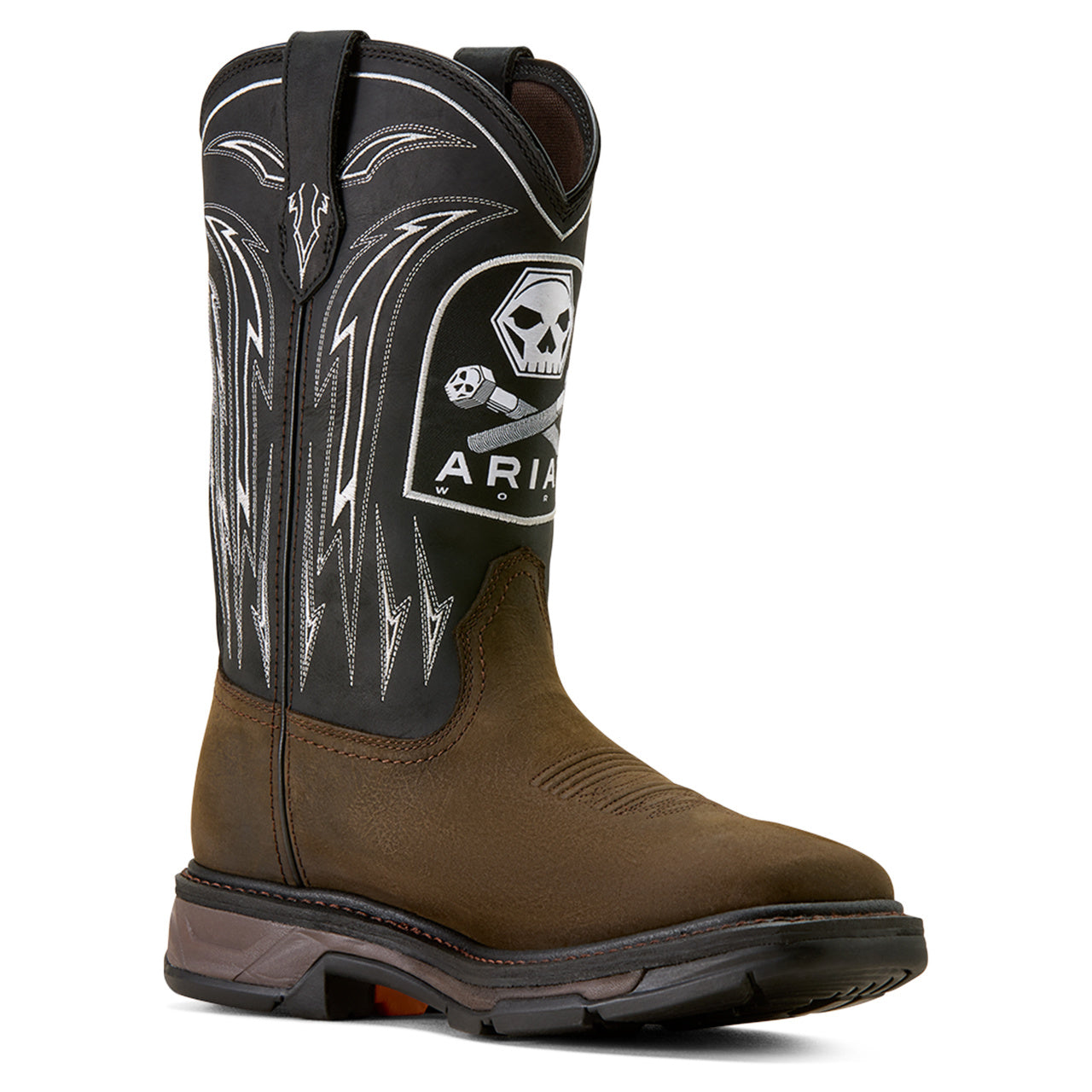Ariat Men's WorkHog® XT Bolt Skull H20 Waterproof Work Boots 10074286