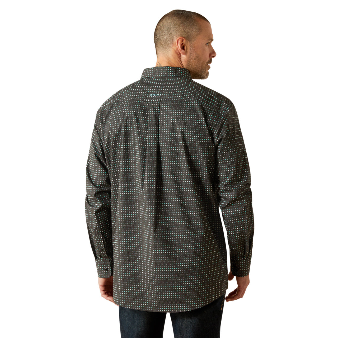 Ariat Mens Belmont Long Sleeve Shirt Black 10062207