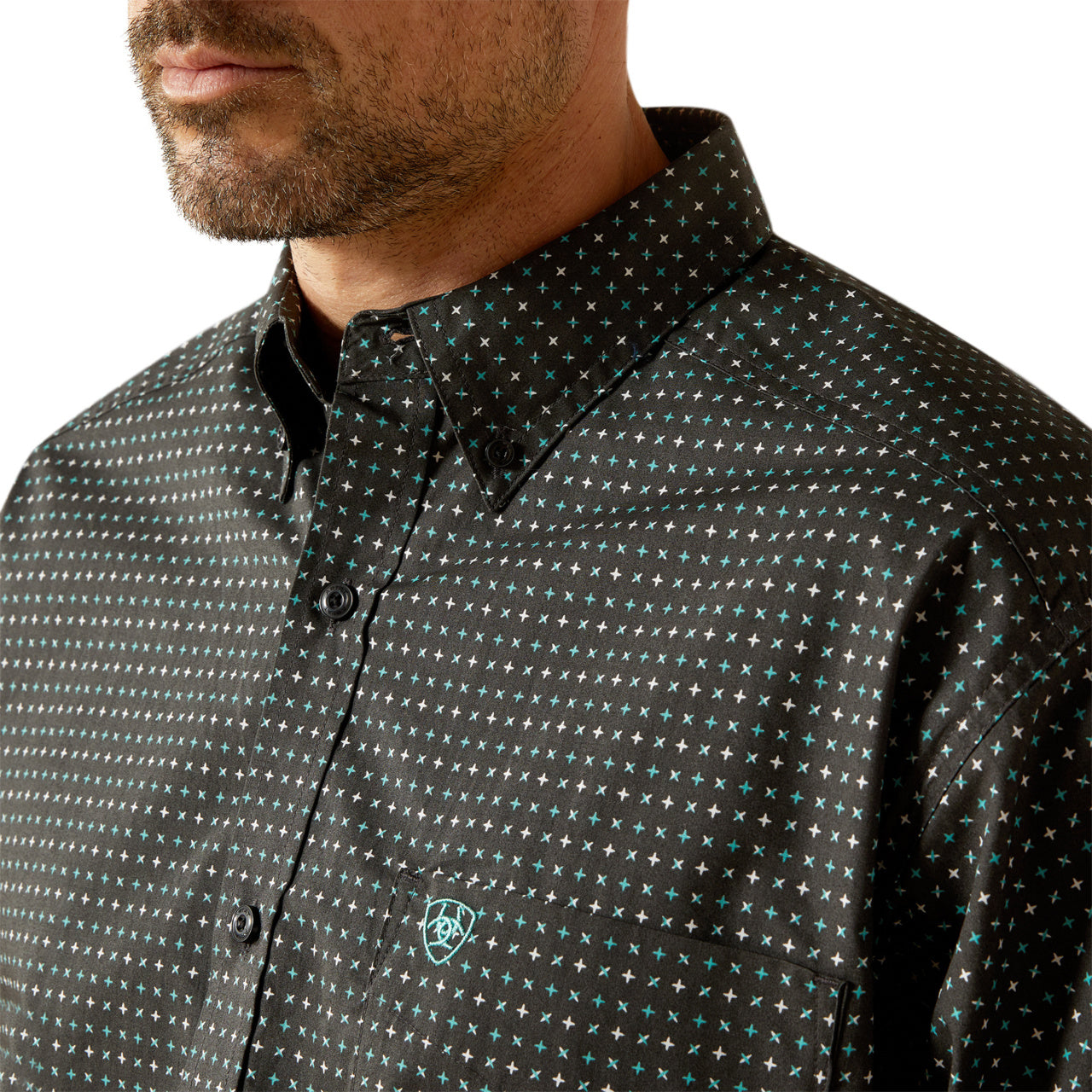Ariat Mens Belmont Long Sleeve Shirt Black 10062207