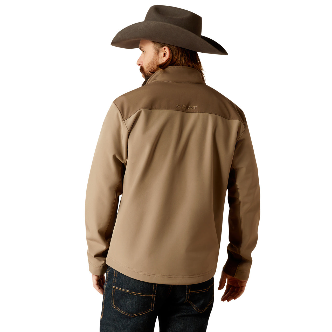 Ariat' Men's Wyatt Softshell Jacket - Brindle / Major Brown 10052594