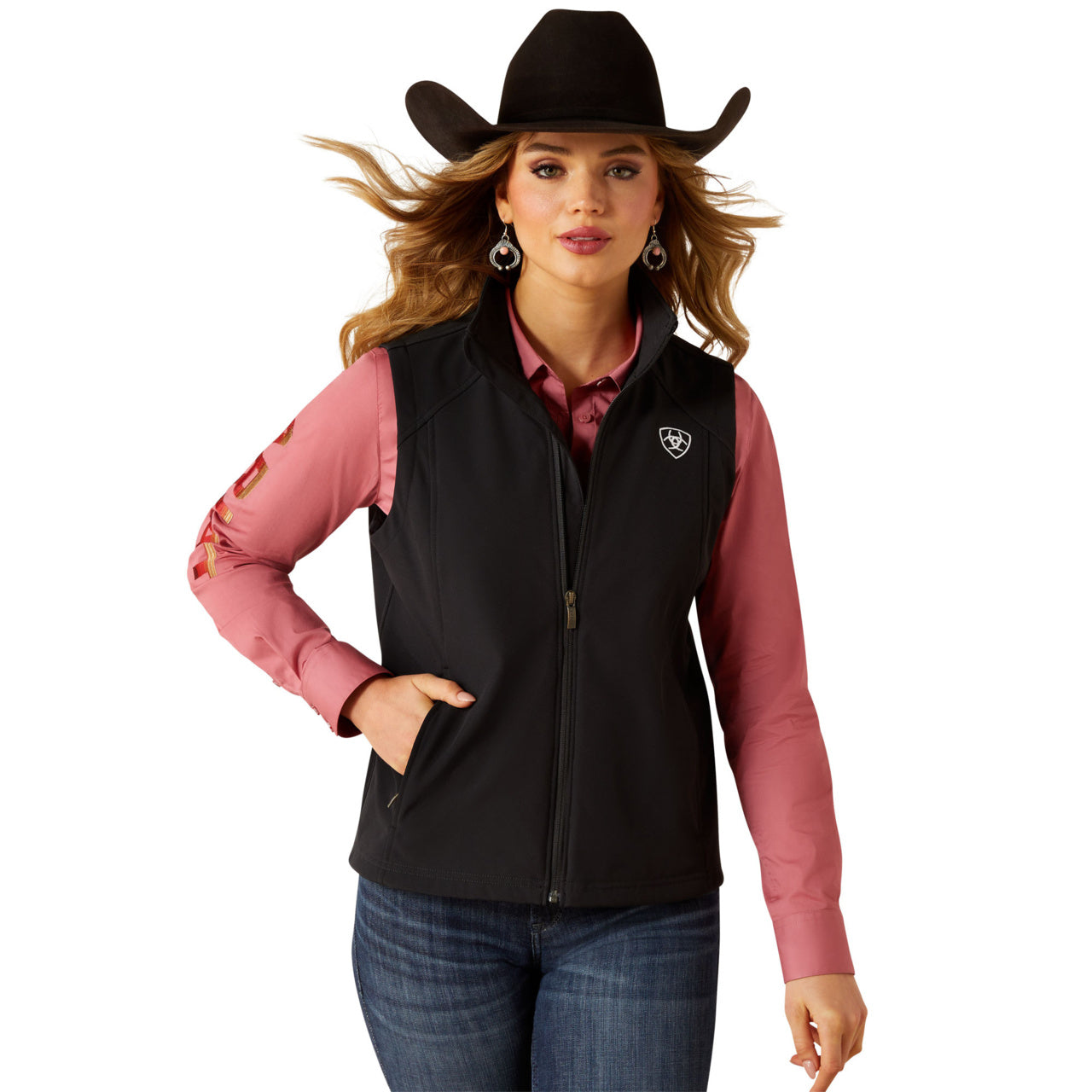 Ariat Women's Logo Concealed Carry Softshell Vest 10062786
