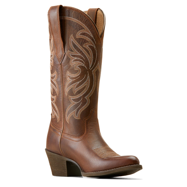 Ariat Women's Sassy Brown Heritage Stretch fit J Toe Western Boots 10051051