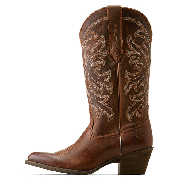 Ariat Women's Sassy Brown Heritage Stretch fit J Toe Western Boots 10051051
