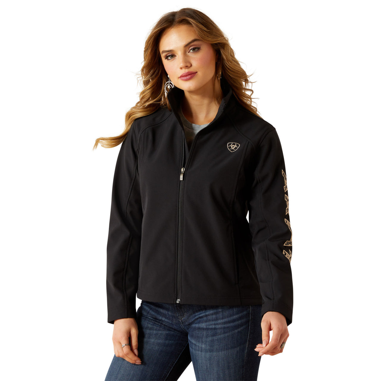 Ariat Women's Southwest Logo Softshell Jacket 10062308