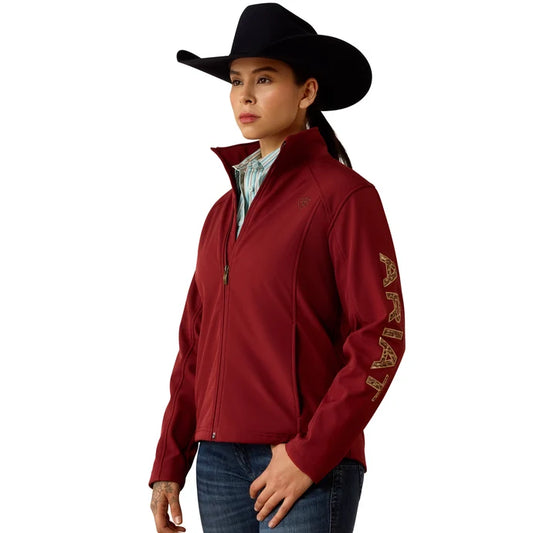 Ariat Women's Logo Softshell Jacket Syrah 10079873