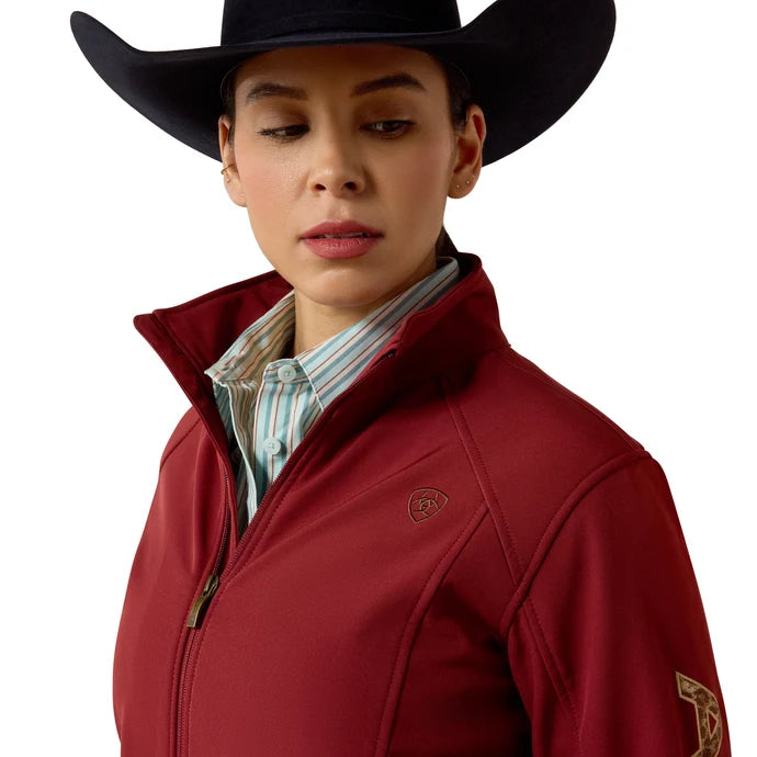 Ariat Women's Logo Softshell Jacket Syrah 10079873