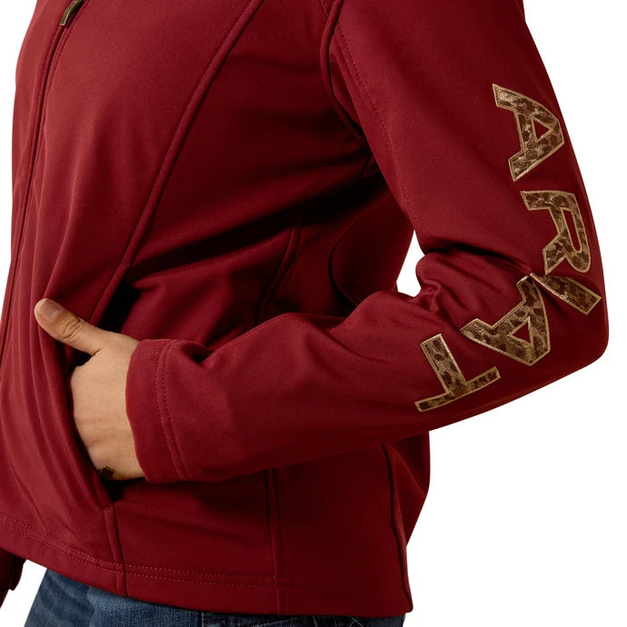 Ariat Women's Logo Softshell Jacket Syrah 10079873