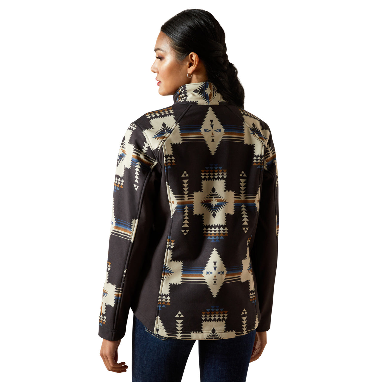 Ariat Womens Logo Softshell Print Jacket Thornstone Print - 10062213