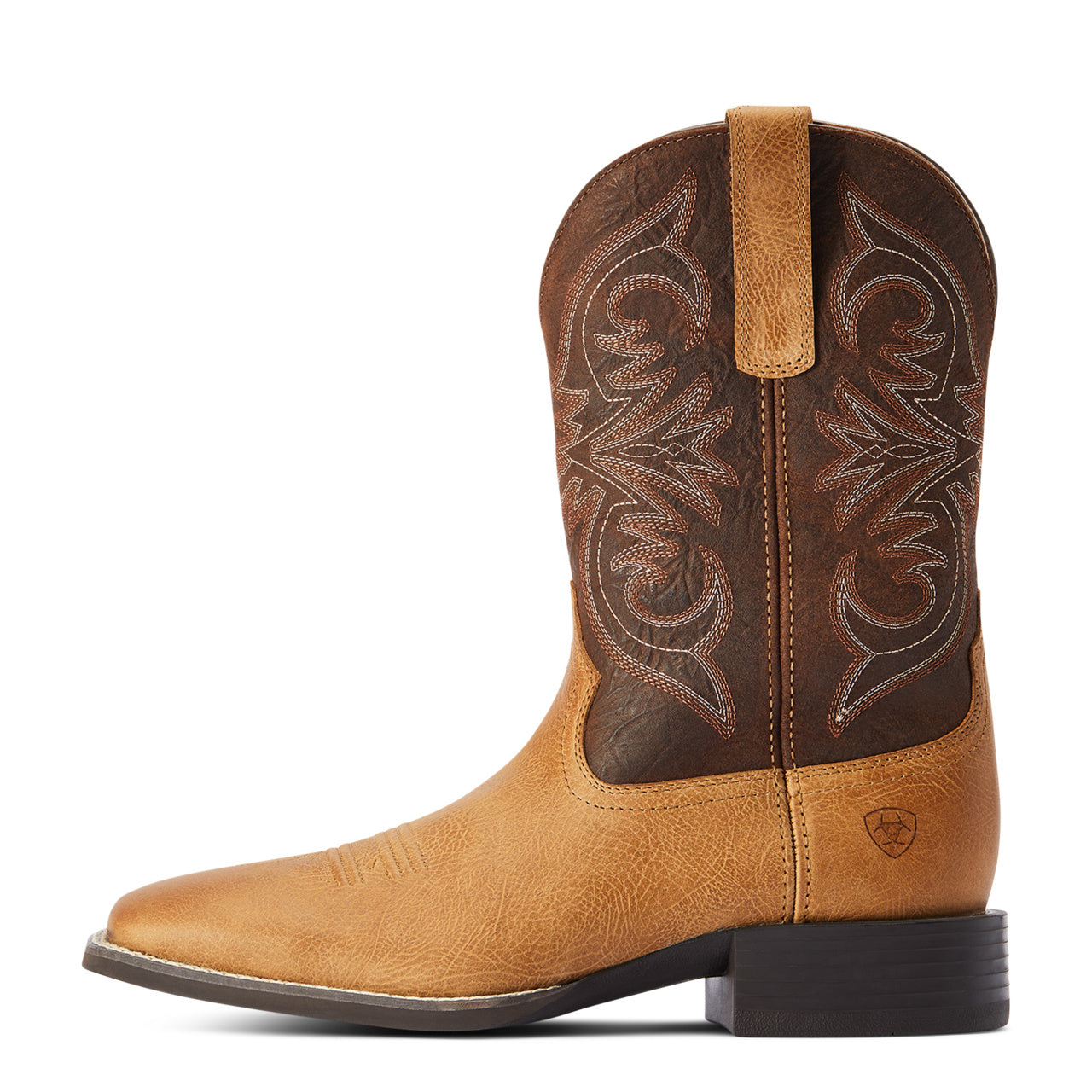 Ariat® Men's Sport Pardner Matte Tan & Brown Square Toe Boots 10042392