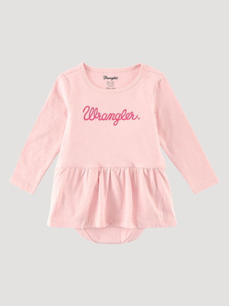 Wrangler Infant Girls' Logo Onesie with Skirt