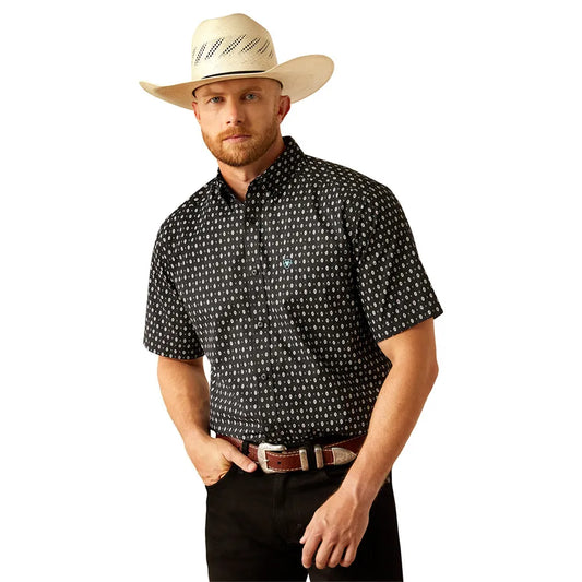 Ariat Mens Steele Short Sleeve Black 10059015