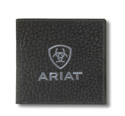 ARIAT BI FOLD BULL HIDE BLACK  A3556301