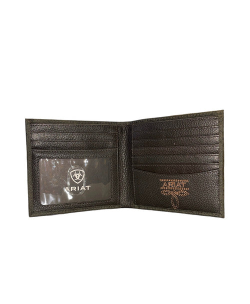 ARIAT BI FOLD BULL HIDE BLACK  A3556301