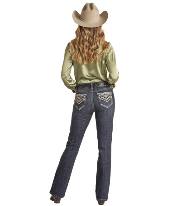 ROCK & ROLL MIDRISE BOOTCUT DARK VINTAGE JEAN BW4MD02326