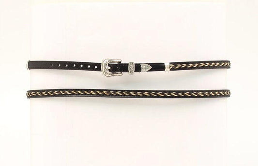 TWISTER BRAID HORSEHAIR HATBAND BLACK - 0274801