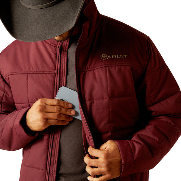 ARIAT CRIUS INSULATED WINDSOR WINE - MENS JACKET - 10052868