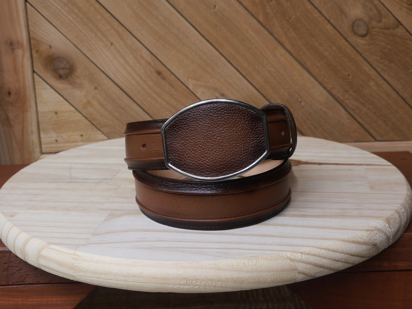 Cowboy City Genuine Leather Western Belt – Brandy – FB1216 – 1 3/4"