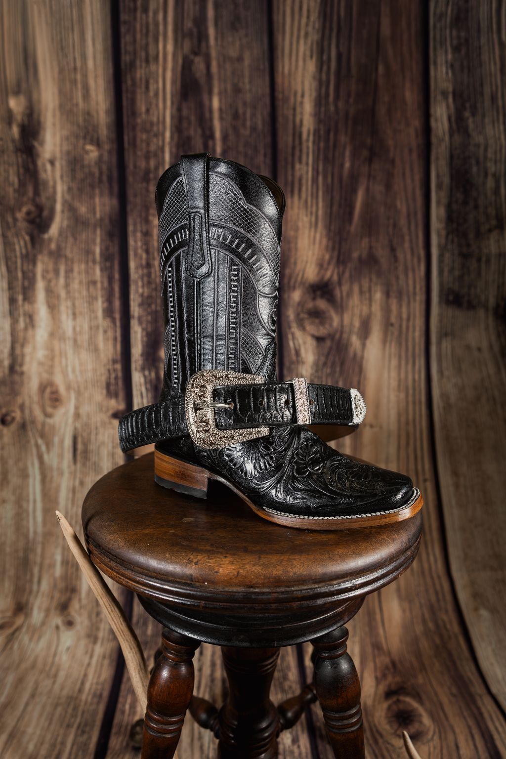 Cowboy City Men Boots Bulldog Cincelado Black 6510251702