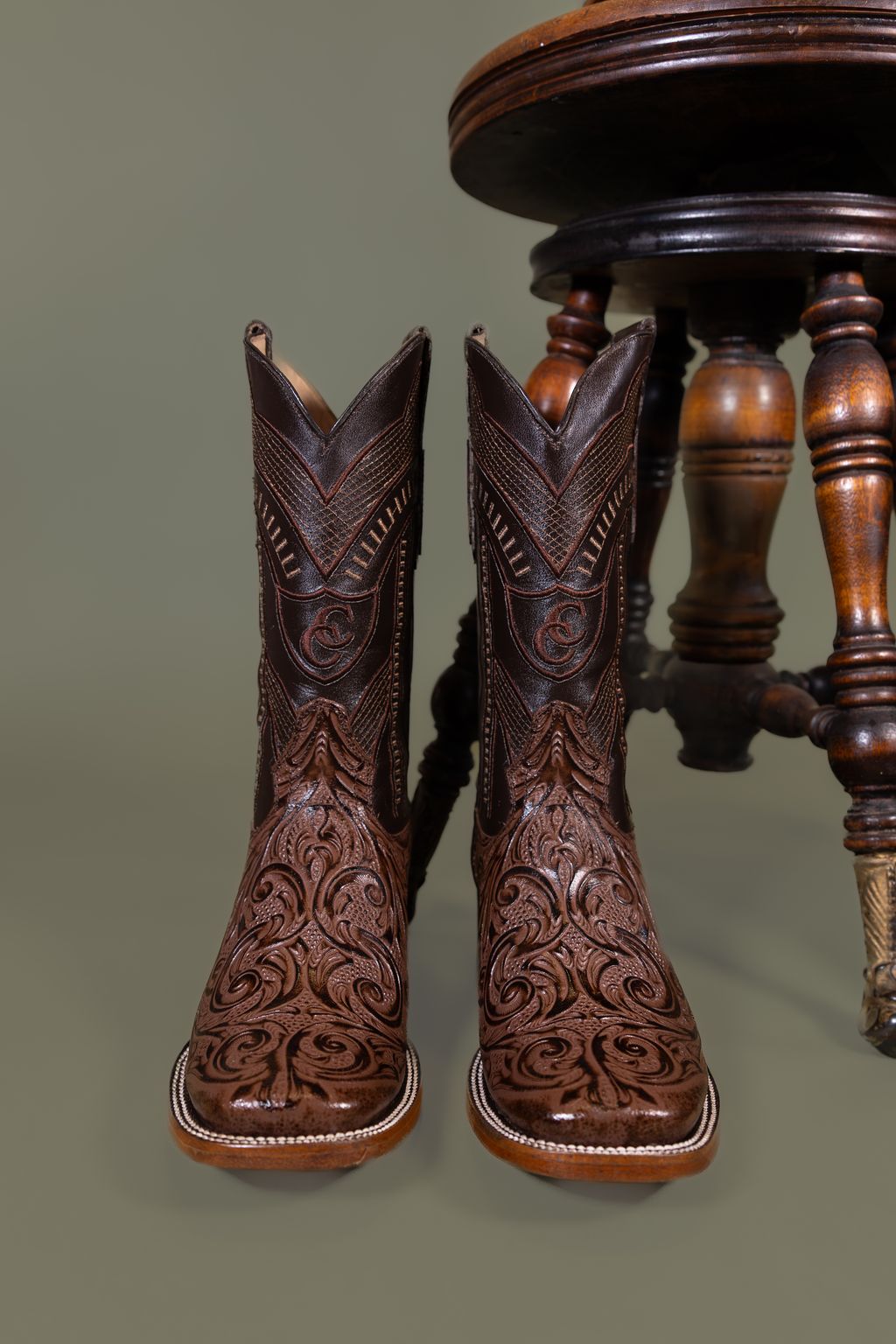 Cowboy City Men Boots Bulldog Cincelado Tabacco 6510251901