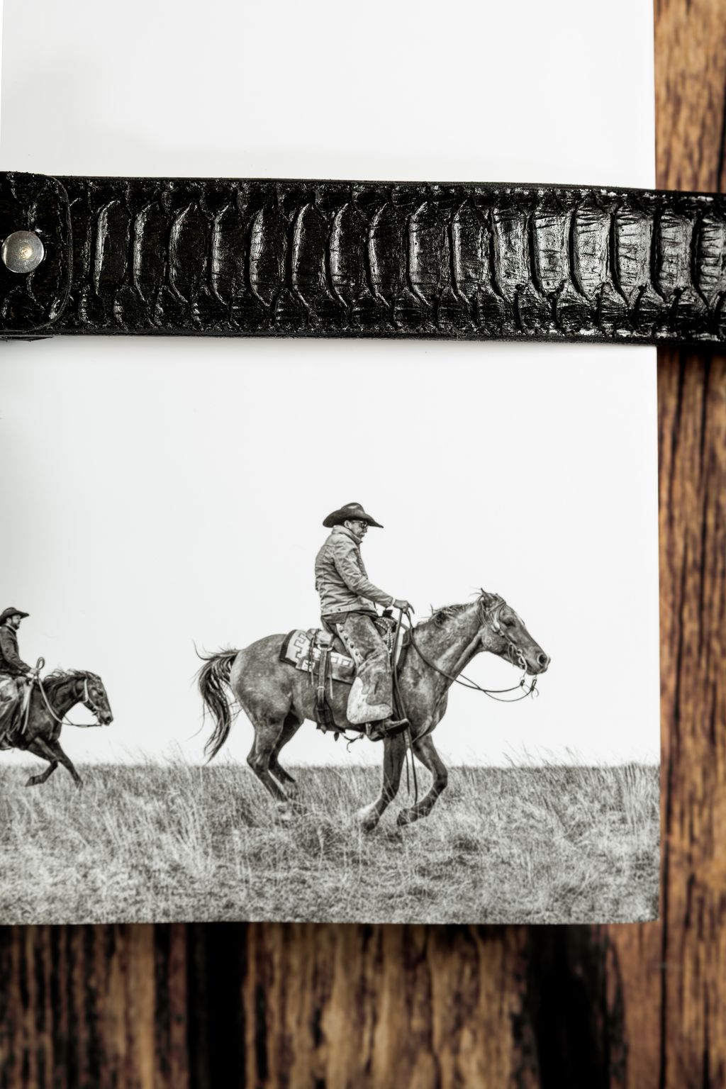 Cowboy City Men's Black Clone Python Belt