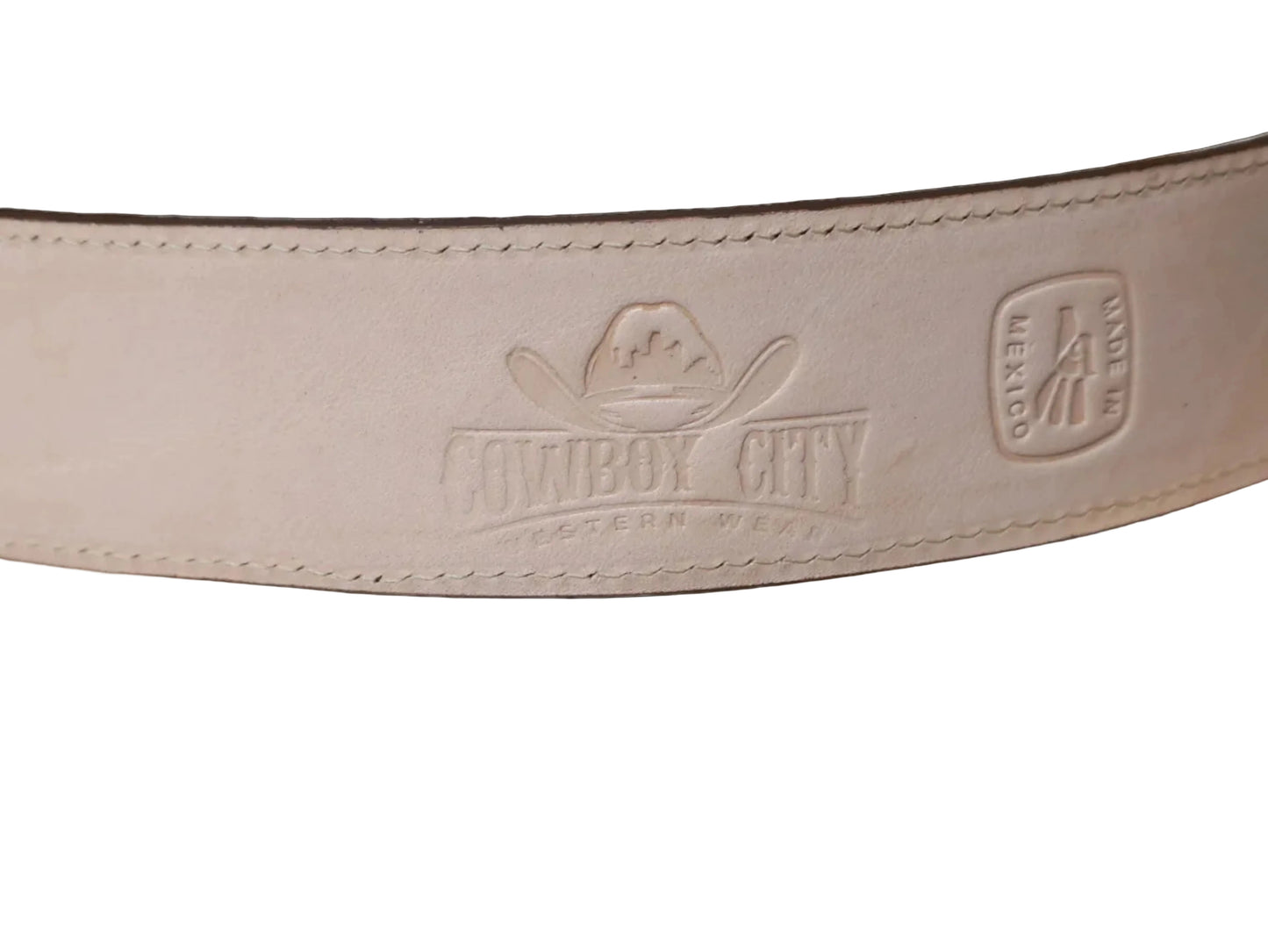 Cowboy City Genuine Leather Western Belt – Black – FB0302 – 1 3/4"
