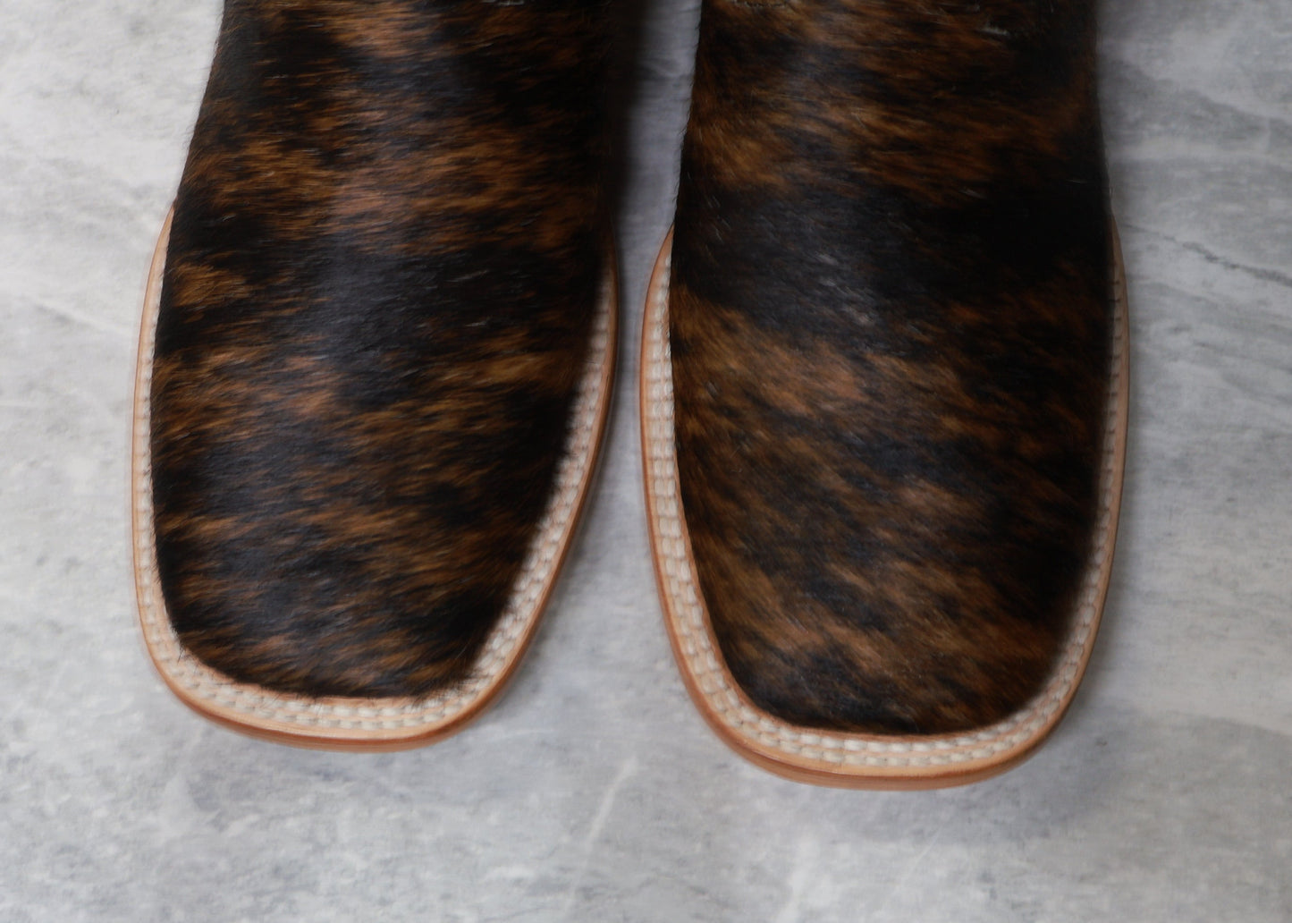 Cowboy City Mens Tiger Stripe Cow Hide Boots (EVERY PAIR IS UNIQUE)