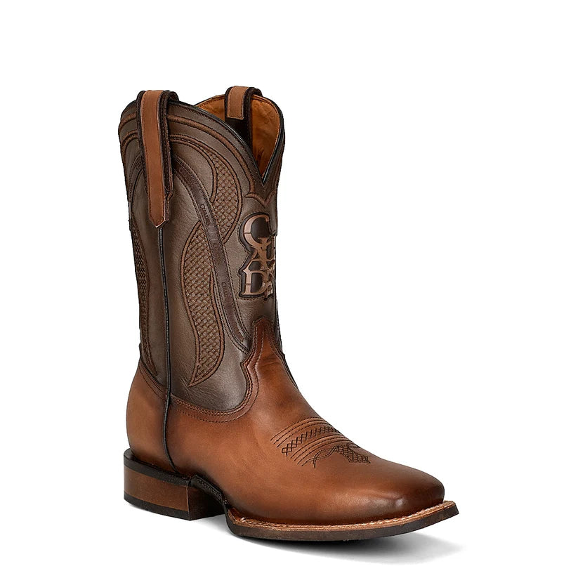 Cuadra CU656 Men's Satro Laser & Embroidery Square Toe Western Boots
