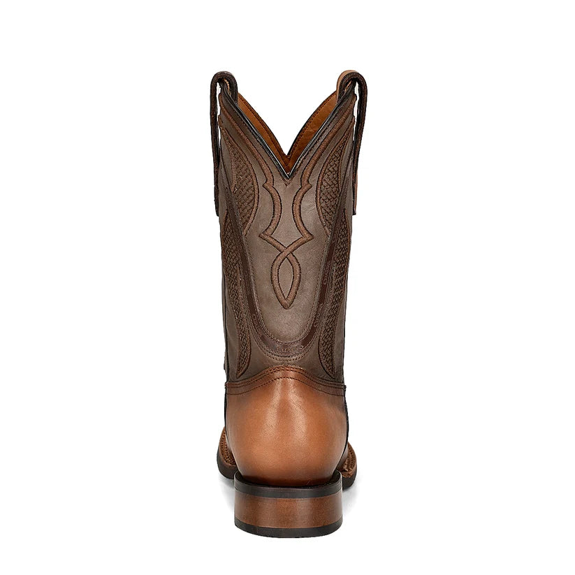 Cuadra CU656 Men's Satro Laser & Embroidery Square Toe Western Boots