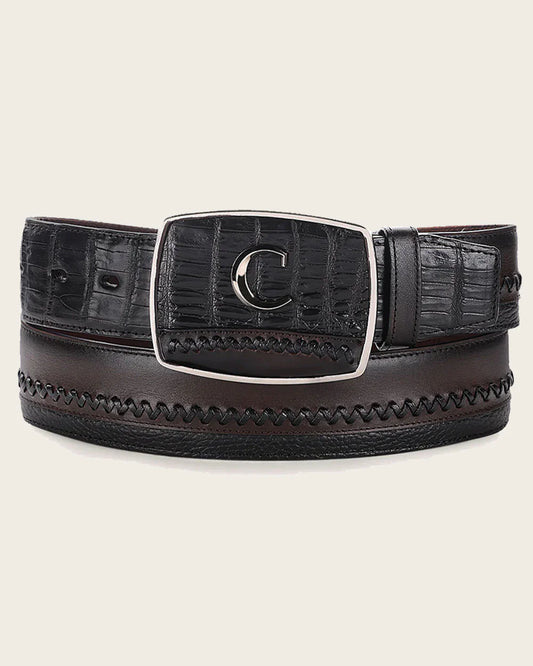 Cuadra Caiman Belt Black BC368