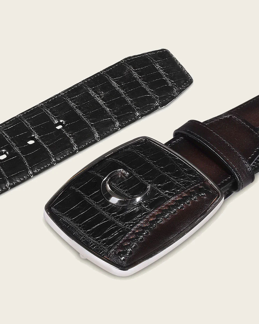 Cuadra Caiman Belt Black BC368