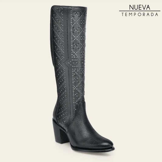 Cuadra Women's CC257 Res Santana Black Tall Boot